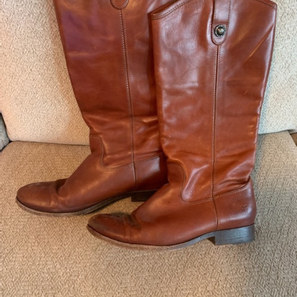 Frye Melissa Button Boot Cognac size 10 - Picture 1 of 3